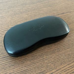 Ray-Ban Sunglasses Hard Case Black Leather